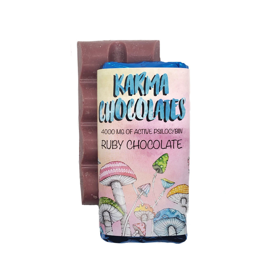 Karma Chocolate Ruby Shrooms Bars 4000mg Karma Chocolate Ruby Shrooms Bars 4000mg
