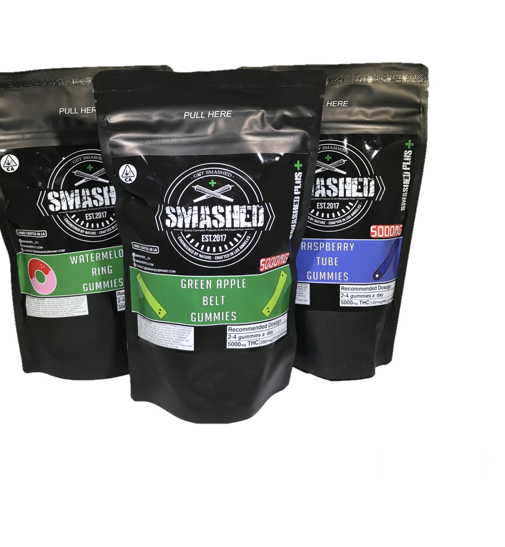 Smashed 5000mg Gummies Smashed 5000mg Gummies