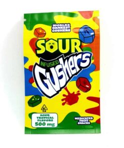 Sour Gushers Edibles 500mg