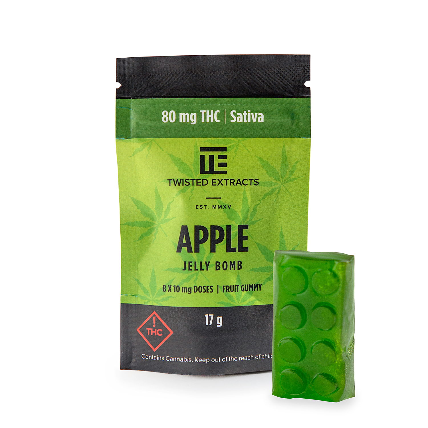 Twisted Extracts Apple Jelly Bomb(Sativa) Twisted Extracts Apple Jelly Bomb(Sativa)